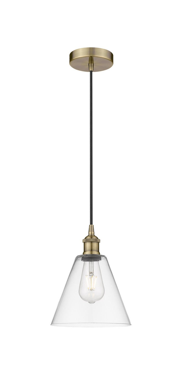 Innovations - 616-1P-AB-GBC-82 - One Light Pendant - Edison - Antique Brass