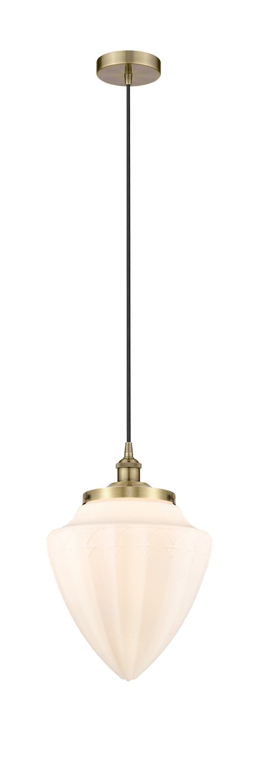 Innovations - 616-1PH-AB-G661-12 - One Light Pendant - Edison - Antique Brass