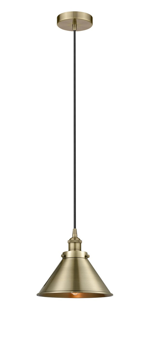 Innovations - 616-1PH-AB-M10-AB - One Light Pendant - Edison - Antique Brass