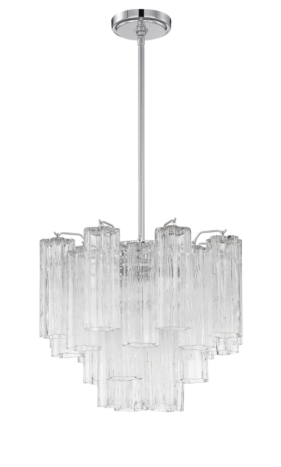 Crystorama - ADD-300-CH-CL - Four Light Chandelier - Addis - Polished Chrome