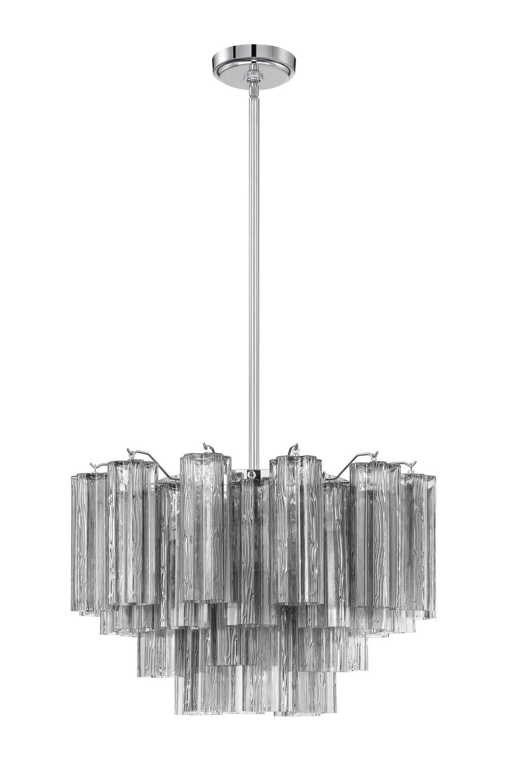 Crystorama - ADD-308-CH-SM - Nine Light Chandelier - Addis - Polished Chrome