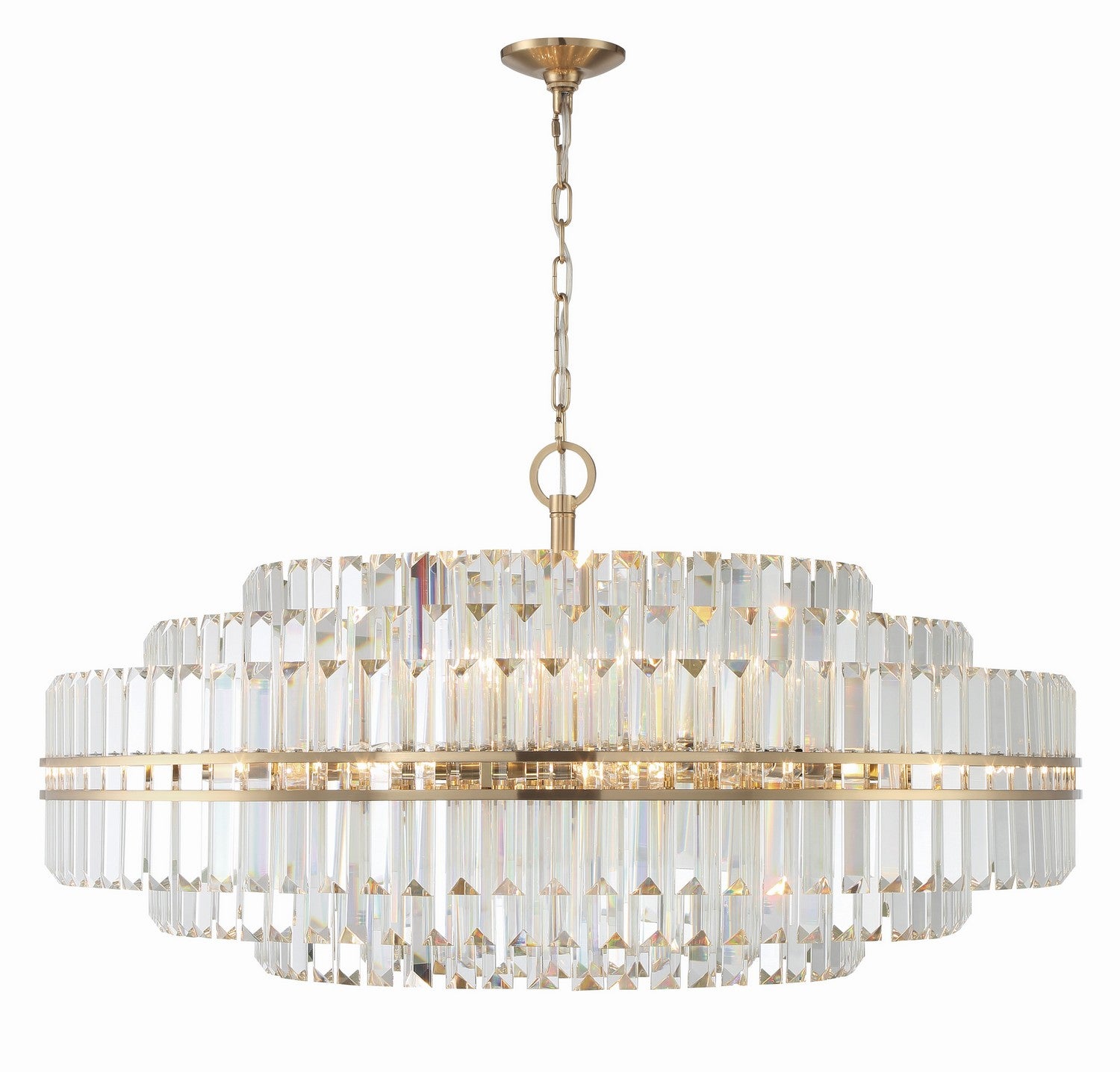 Crystorama - HAY-1409-AG - 32 Light Chandelier - Hayes - Aged Brass