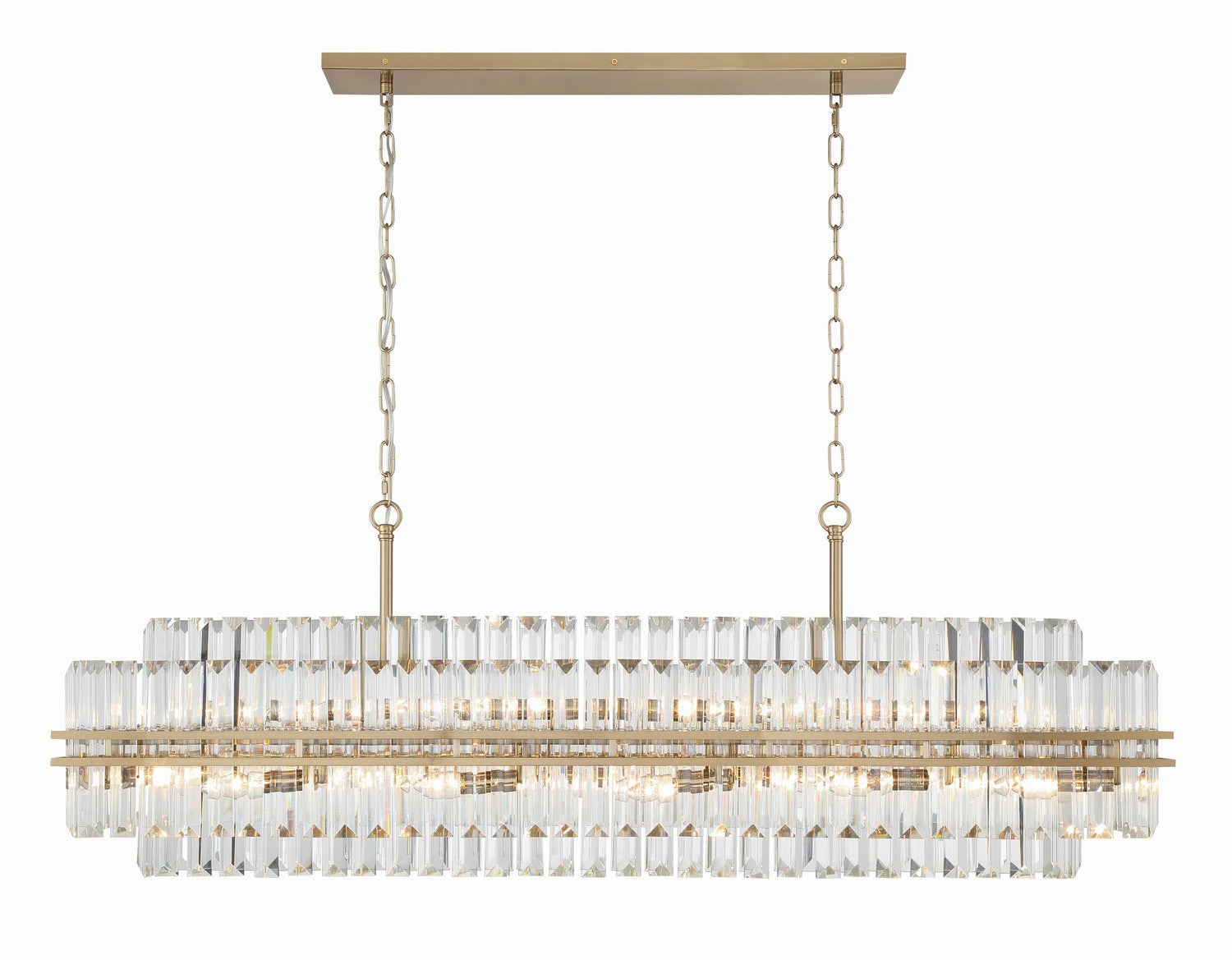 Crystorama - HAY-1417-AG - 16 Light Chandelier - Hayes - Aged Brass