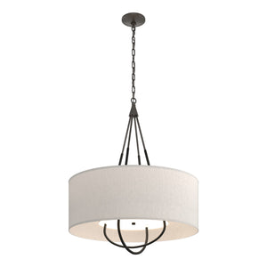 Hubbardton Forge - 104230-SKT-14-10-SE2811 - Four Light Pendant - Loop - Oil Rubbed Bronze