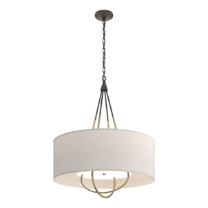 Hubbardton Forge - 104230-SKT-14-86-SE2811 - Four Light Pendant - Loop - Oil Rubbed Bronze
