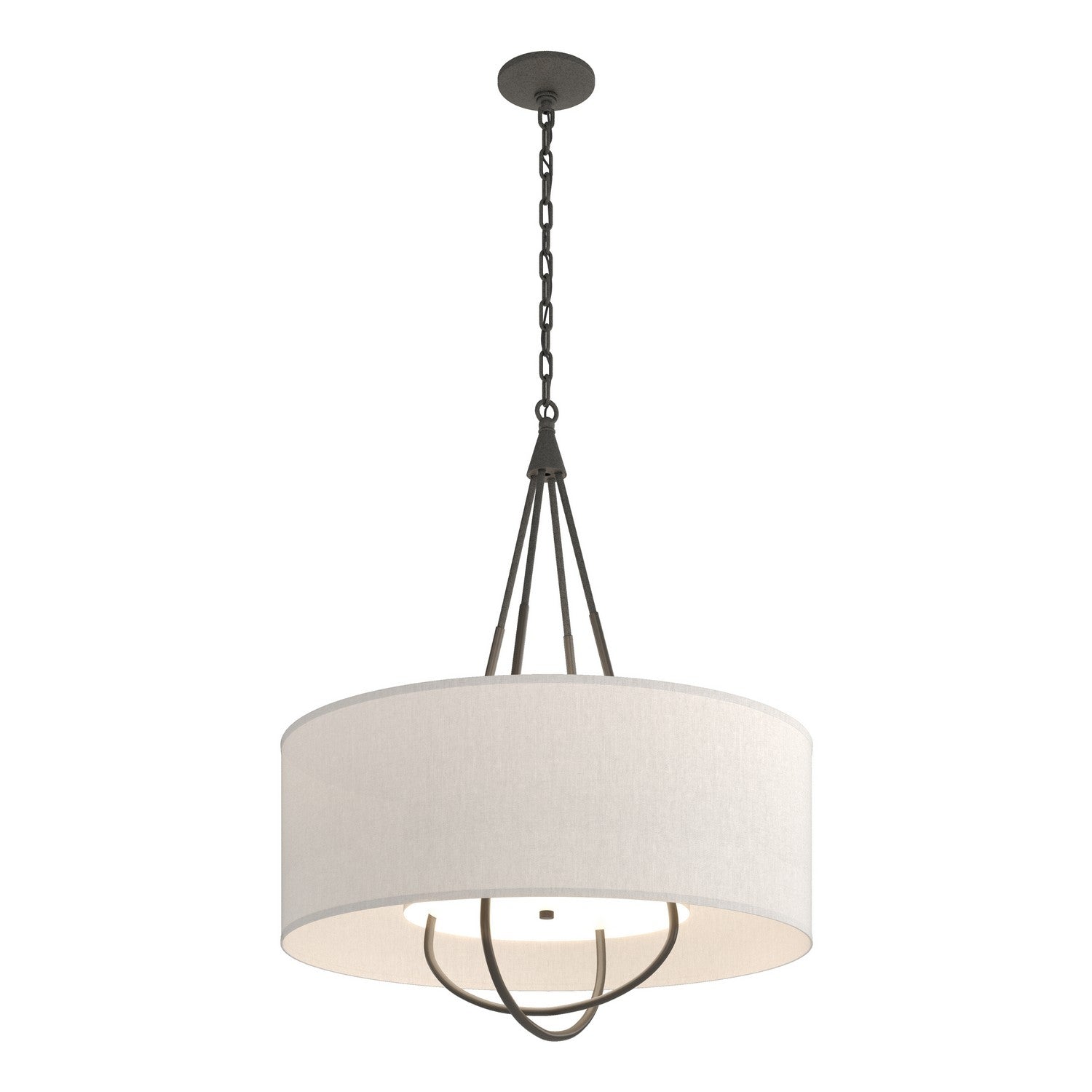 Hubbardton Forge - 104230-SKT-20-07-SE2811 - Loop Pendant - Loop - Natural Iron