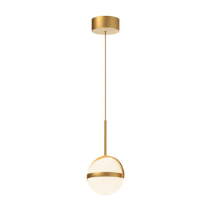 Alora - PD301001BG - LED Pendant - Globo - Brushed Gold