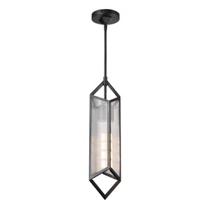 Alora - PD332119UBCR - One Light Pendant - Cairo - Ribbed Glass/Urban Bronze