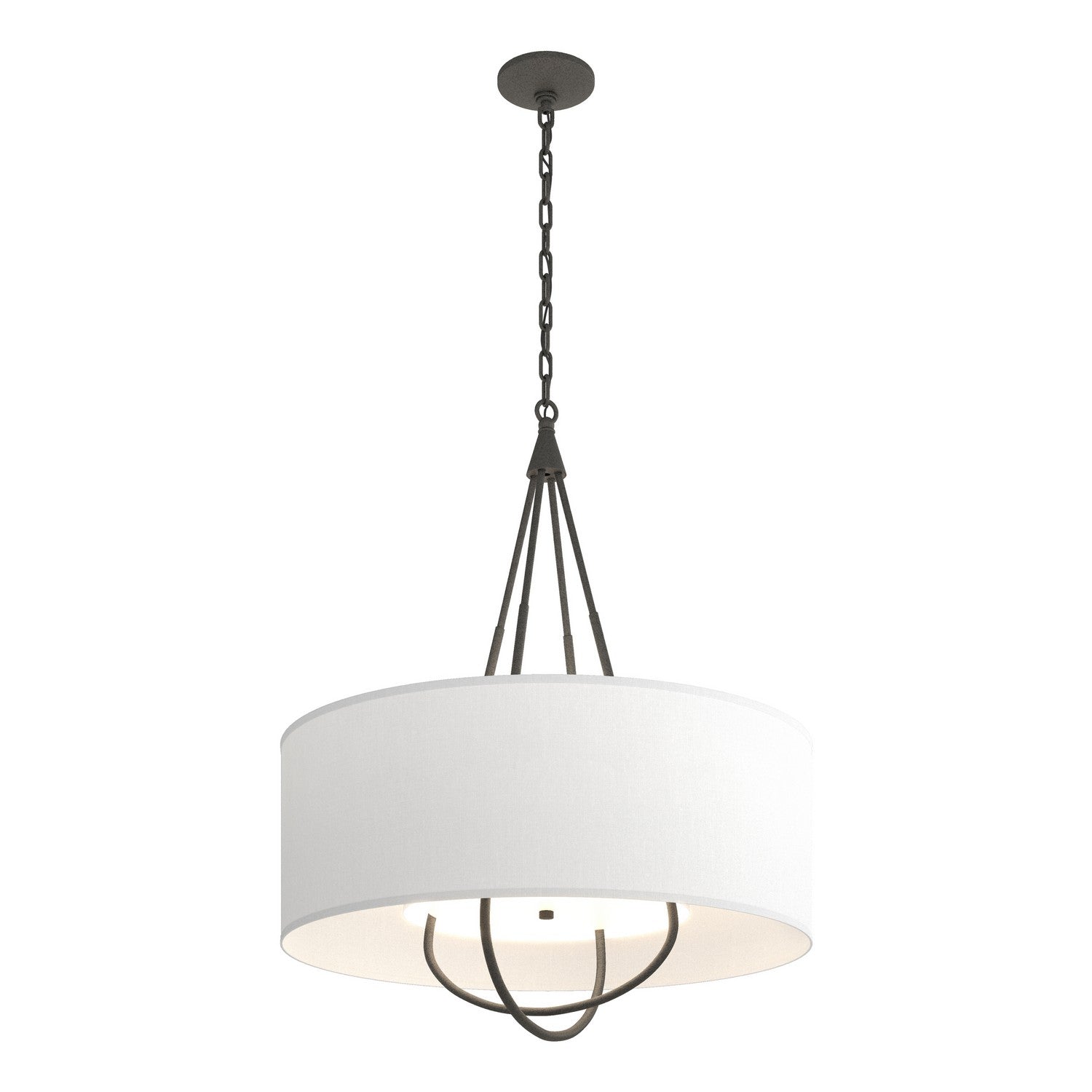 Hubbardton Forge - 104230-SKT-20-20-SF2811 - Loop Pendant - Loop - Natural Iron