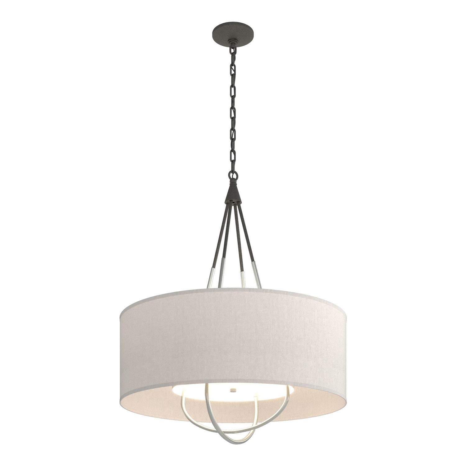 Hubbardton Forge - 104230-SKT-20-82-SE2811 - Loop Pendant - Loop - Natural Iron