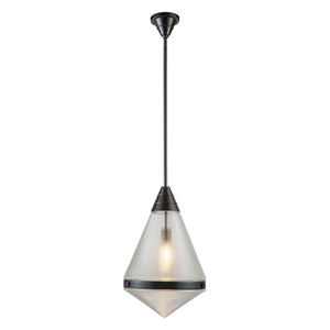 Alora - PD348022UBPG - One Light Pendant - Willard - Urban Bronze/Prismatic Glass