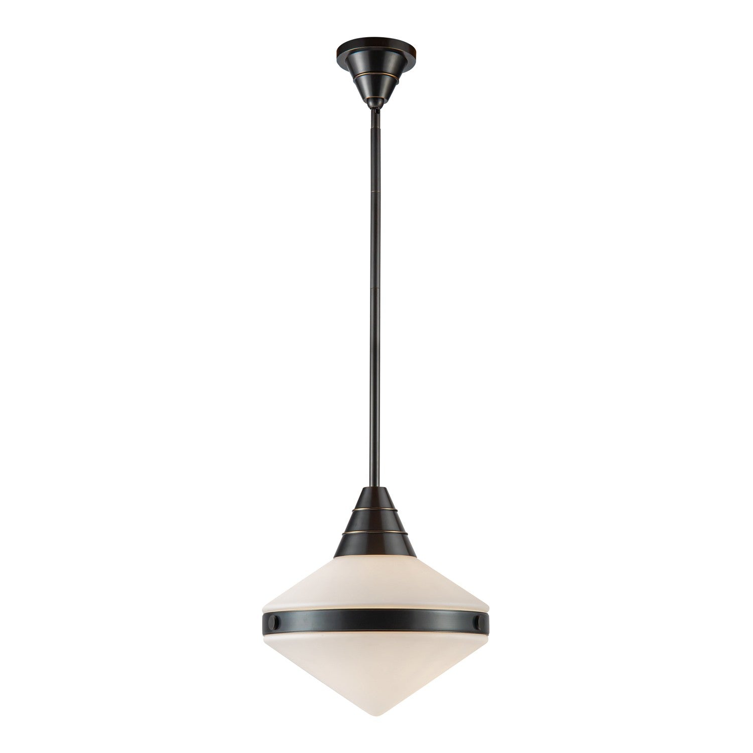 Alora - PD348114UBOP - One Light Pendant - Willard - Urban Bronze/Opal Matte Glass