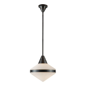 Alora - PD348114UBOP - One Light Pendant - Willard - Urban Bronze/Opal Matte Glass