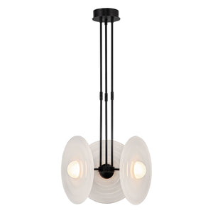 Alora - PD350318UBGO - LED Pendant - Harbour - Urban Bronze/Glossy Opal