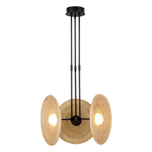 Alora - PD350318UBWO - LED Pendant - Harbour - Urban Bronze/Woven