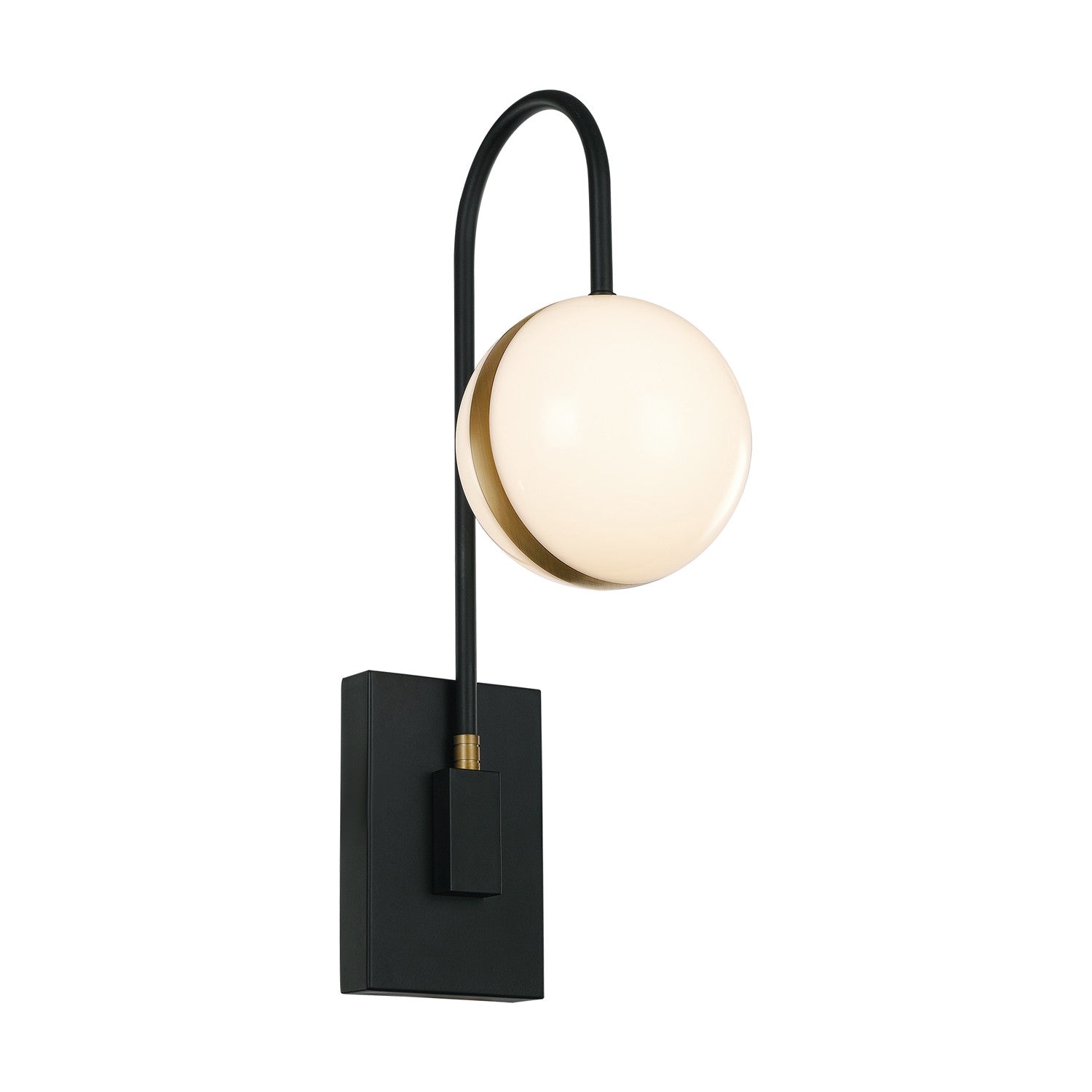 Alora - WV302001MBBG - LED Wall/Vanity - Tagliato - Matte Black/Brushed Gold