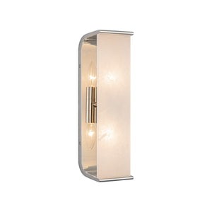 Alora - WV327015PNAR - Two Light Vanity - Abbott - Polished Nickel/Alabaster