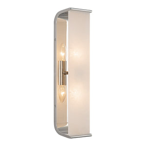 Alora - WV327019PNAR - Two Light Vanity - Abbott - Polished Nickel/Alabaster