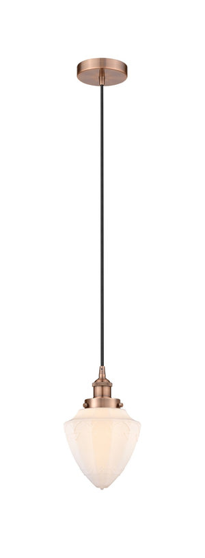 Innovations - 616-1PH-AC-G661-7 - One Light Pendant - Edison - Antique Copper