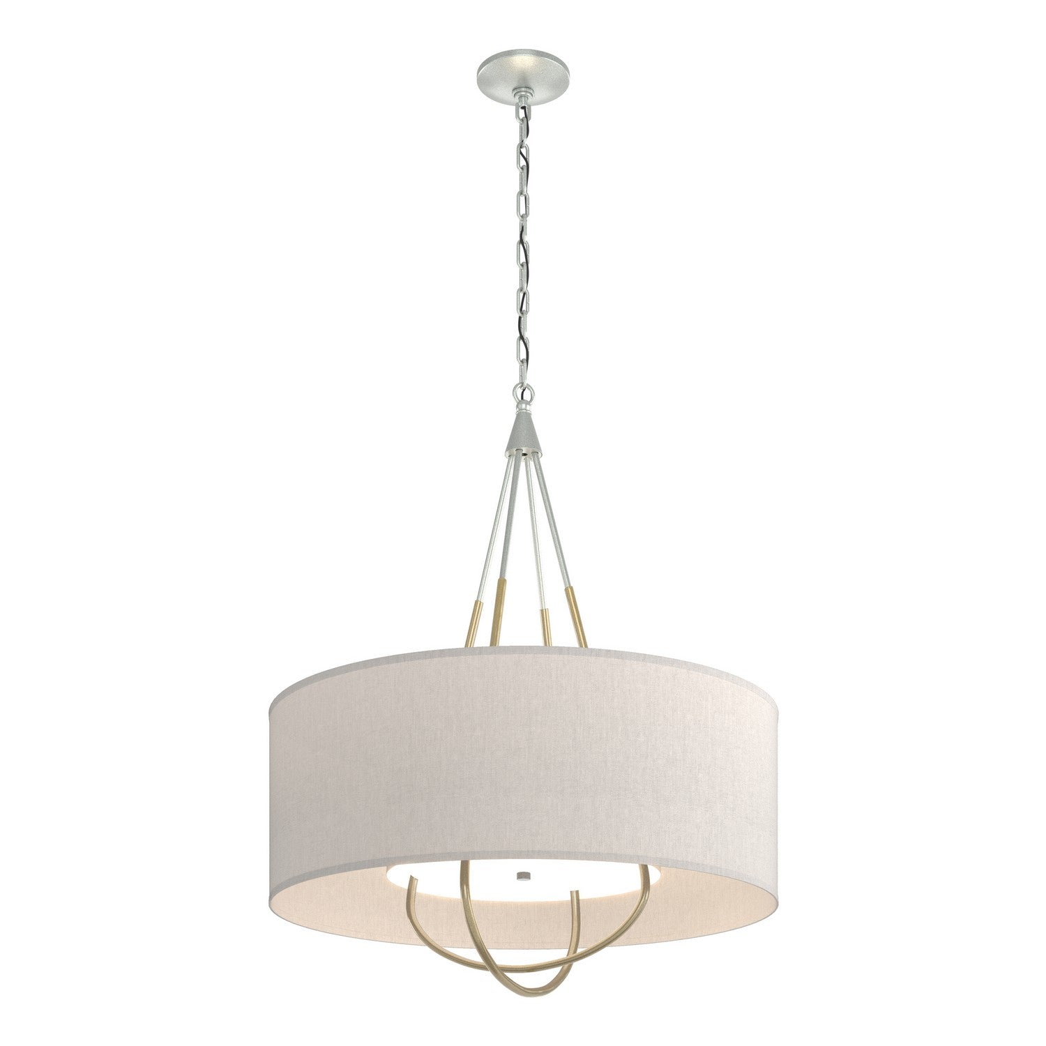 Hubbardton Forge - 104230-SKT-82-86-SE2811 - Four Light Pendant - Loop - Vintage Platinum