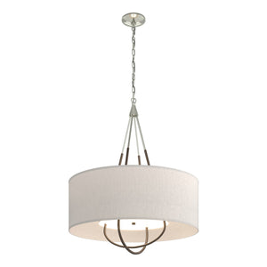 Hubbardton Forge - 104230-SKT-85-05-SE2811 - Four Light Pendant - Loop - Sterling