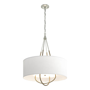 Hubbardton Forge - 104230-SKT-85-84-SF2811 - Four Light Pendant - Loop - Sterling