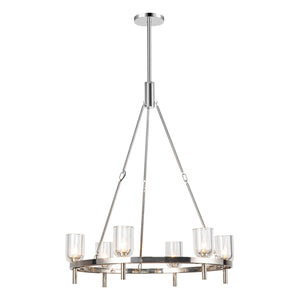 Hubbardton Forge - 104230-SKT-86-05-SE2811 - Four Light Pendant - Loop - Modern Brass
