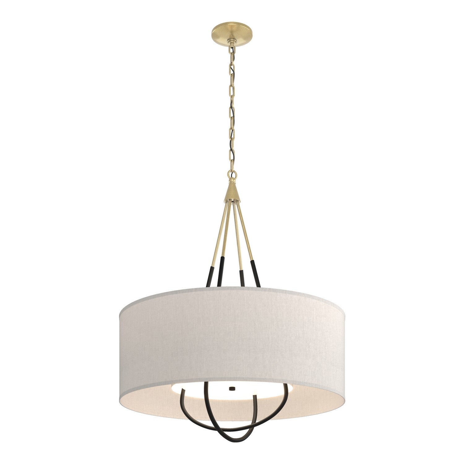 Hubbardton Forge - 104230-SKT-86-10-SE2811 - Loop Pendant - Loop - Modern Brass