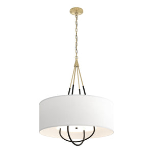 Hubbardton Forge - 104230-SKT-86-10-SF2811 - Four Light Pendant - Loop - Modern Brass
