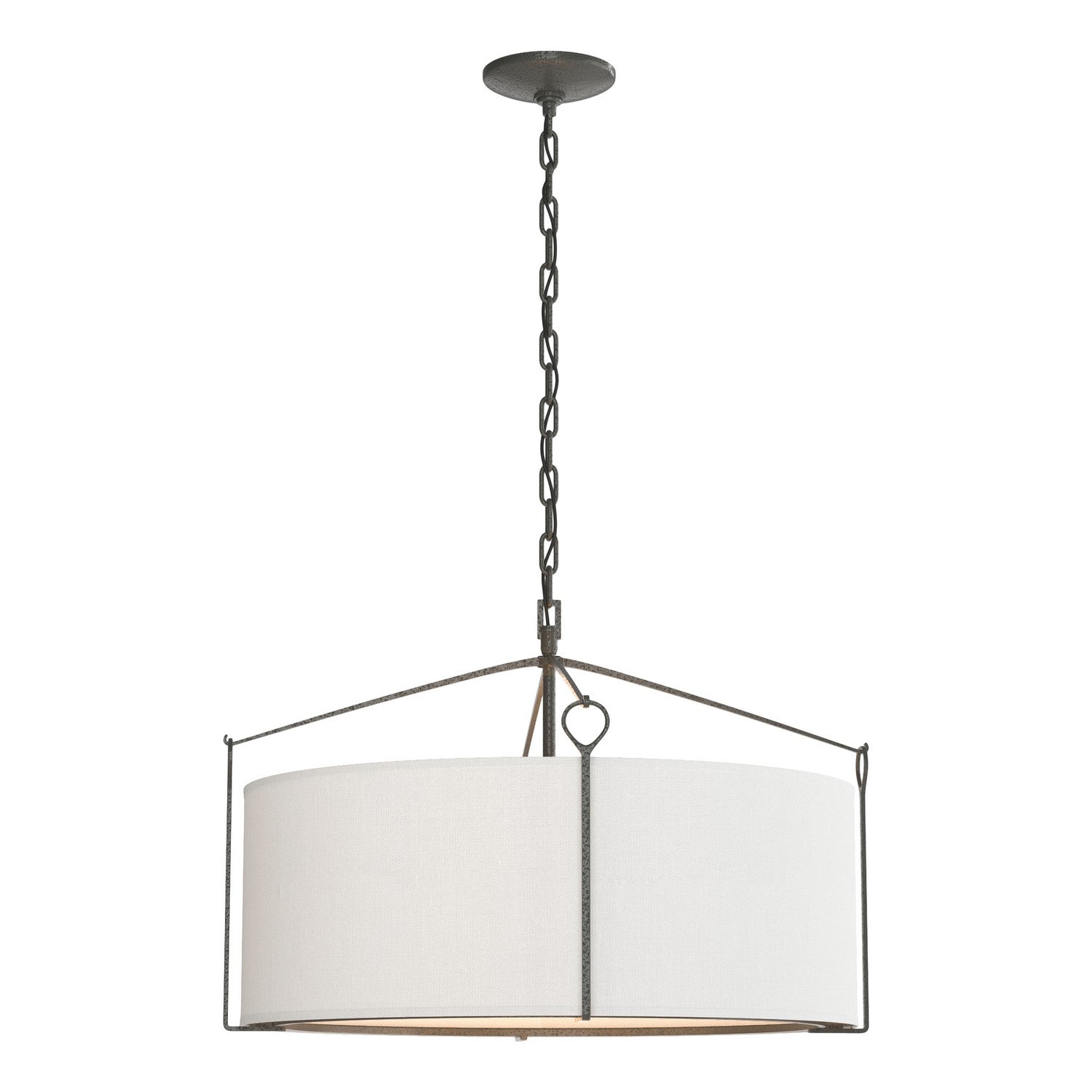 Hubbardton Forge - 104250-SKT-20-SF2290 - Bow Pendant - Bow - Natural Iron