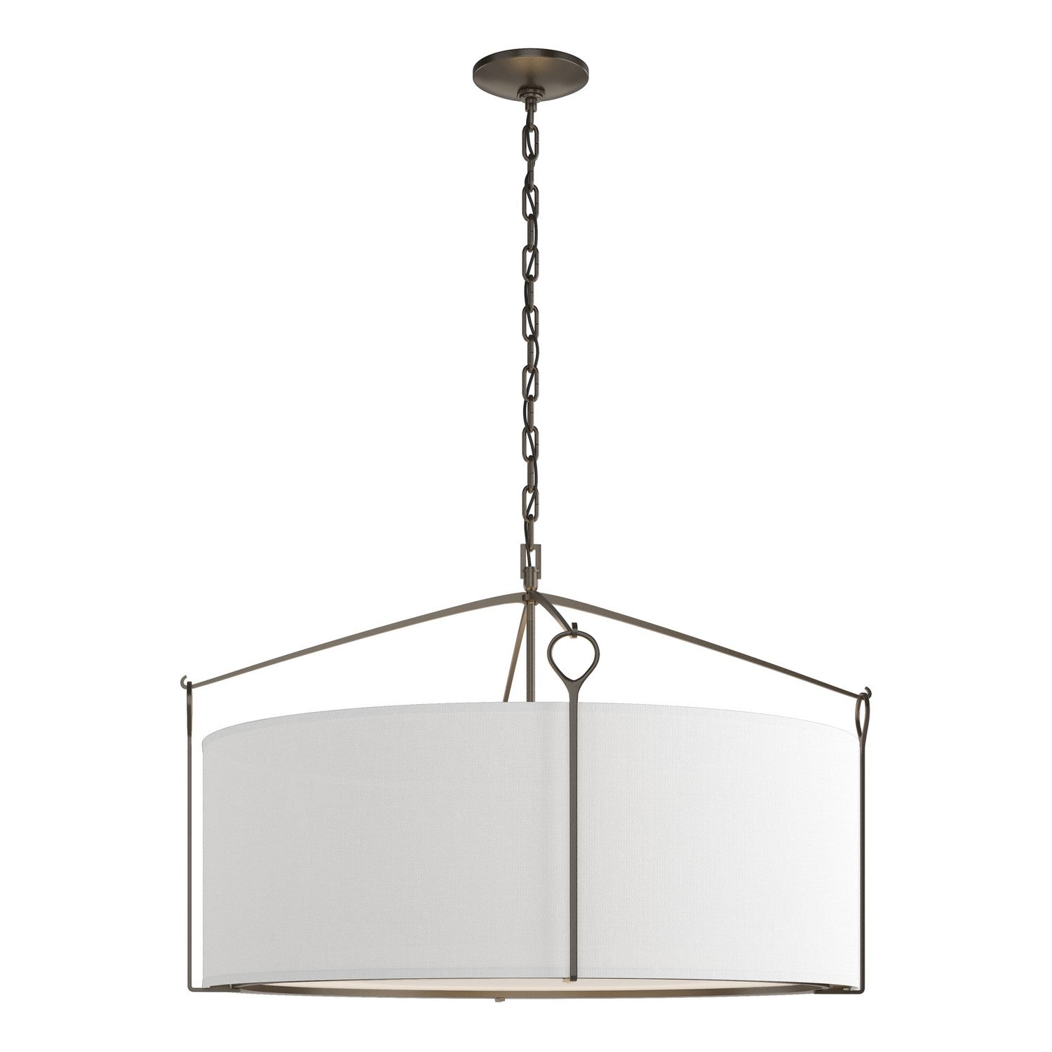 Hubbardton Forge - 104255-SKT-14-SF2899 - Four Light Pendant - Bow - Oil Rubbed Bronze