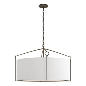 Hubbardton Forge - 104255-SKT-20-SF2899 - Four Light Pendant - Bow - Natural Iron