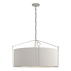 Hubbardton Forge - 104255-SKT-82-SE2899 - Four Light Pendant - Bow - Vintage Platinum
