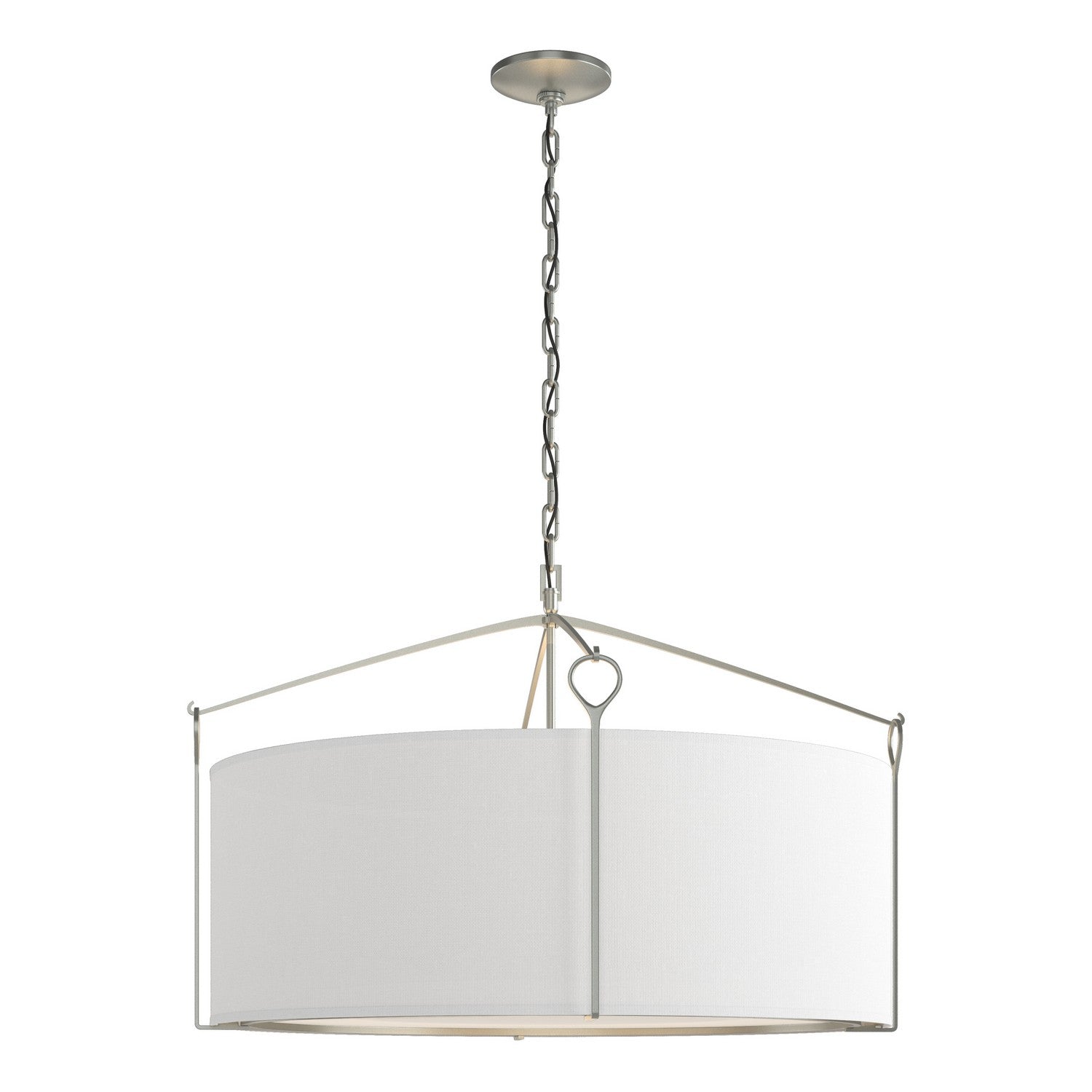 Hubbardton Forge - 104255-SKT-82-SF2899 - Four Light Pendant - Bow - Vintage Platinum