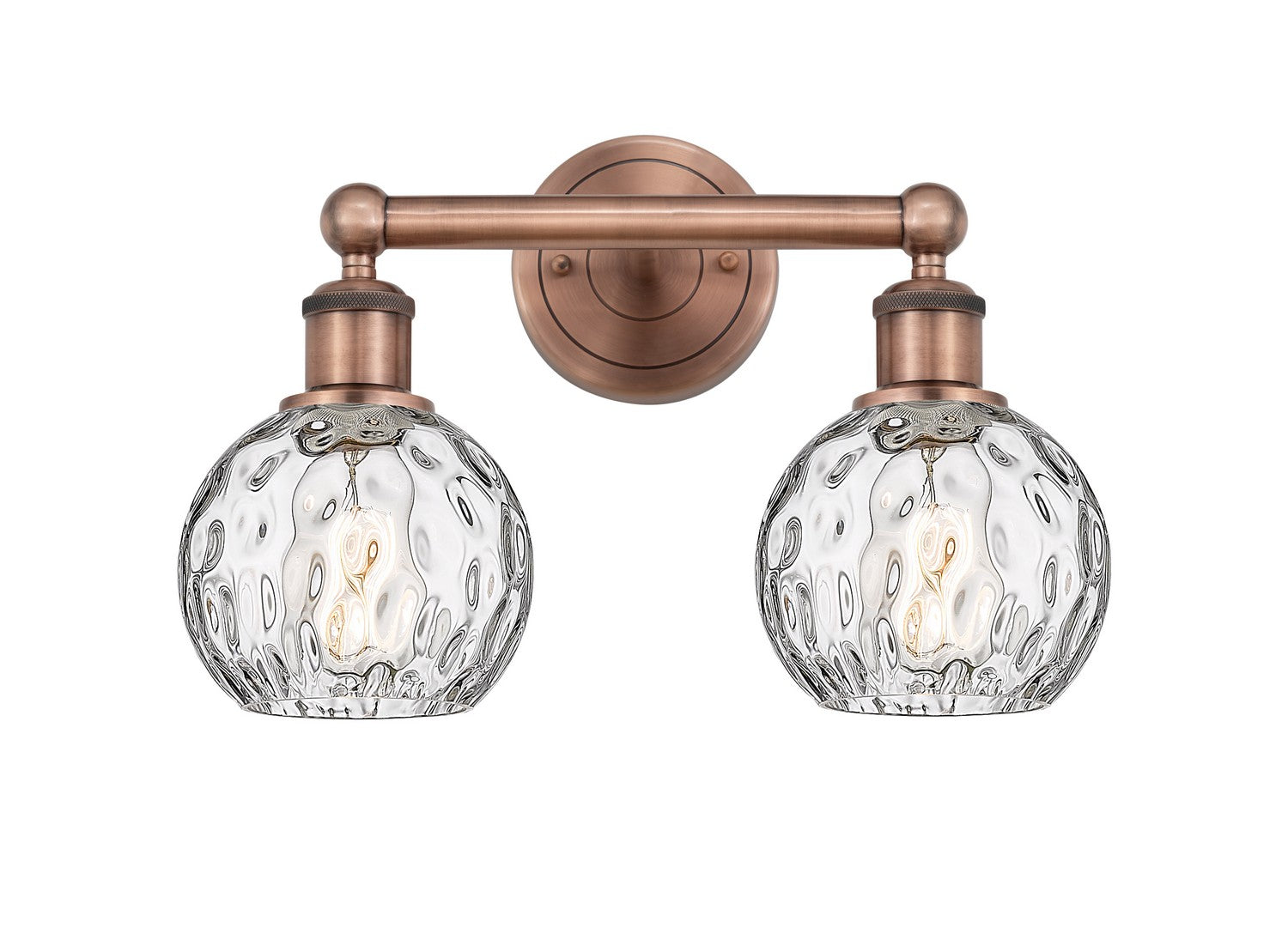 Innovations - 616-2W-AC-G1215-6 - Two Light Bath Vanity - Edison - Antique Copper