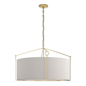 Hubbardton Forge - 104255-SKT-86-SE2899 - Four Light Pendant - Bow - Modern Brass