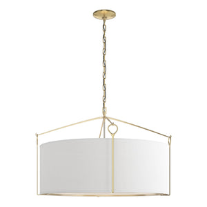 Hubbardton Forge - 104255-SKT-86-SF2899 - Four Light Pendant - Bow - Modern Brass