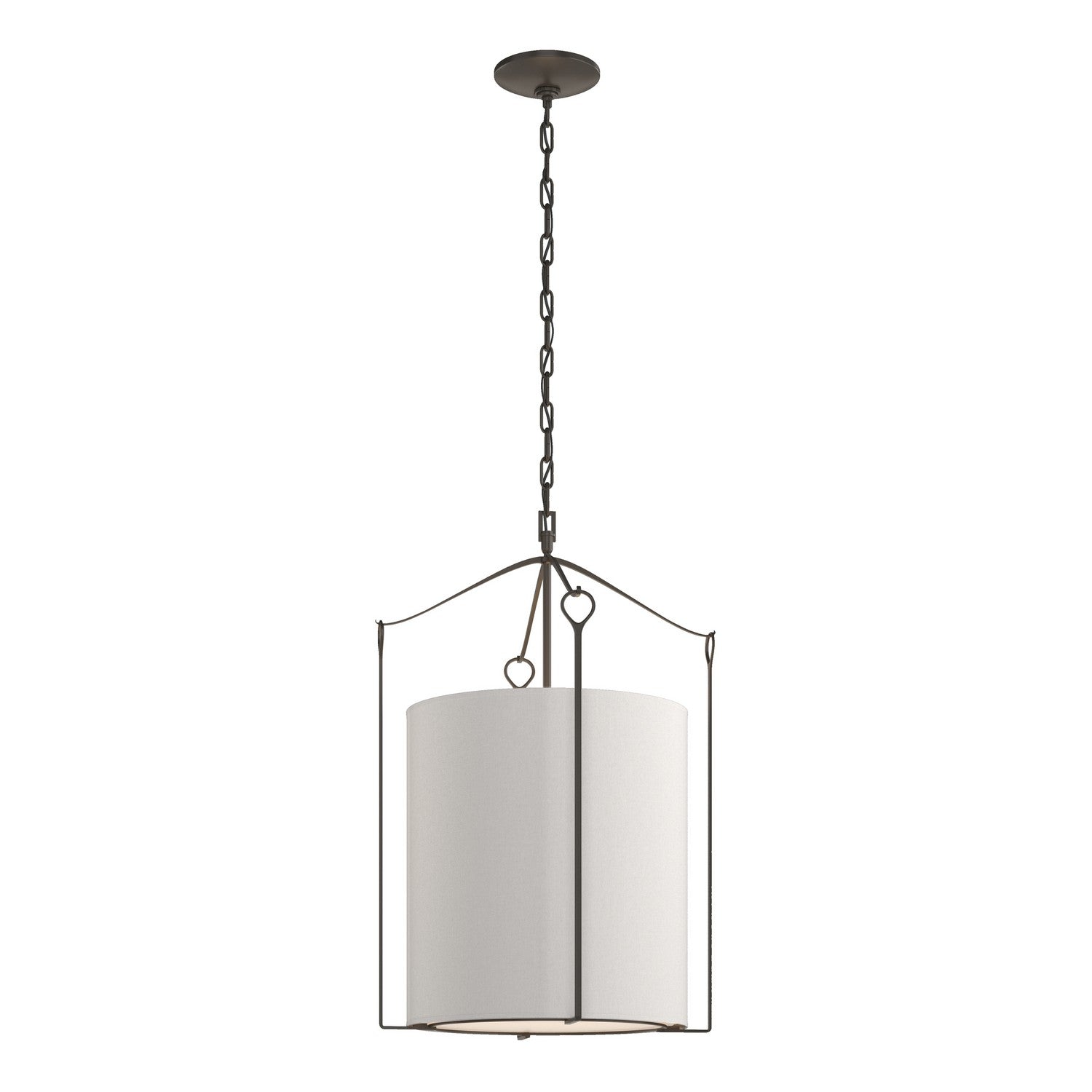 Hubbardton Forge - 104260-SKT-07-SE1509 - Three Light Pendant - Bow - Dark Smoke