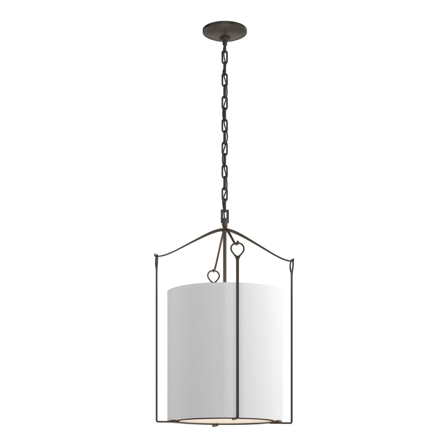 Hubbardton Forge - 104260-SKT-07-SF1509 - Bow Tall Pendant - Bow - Dark Smoke