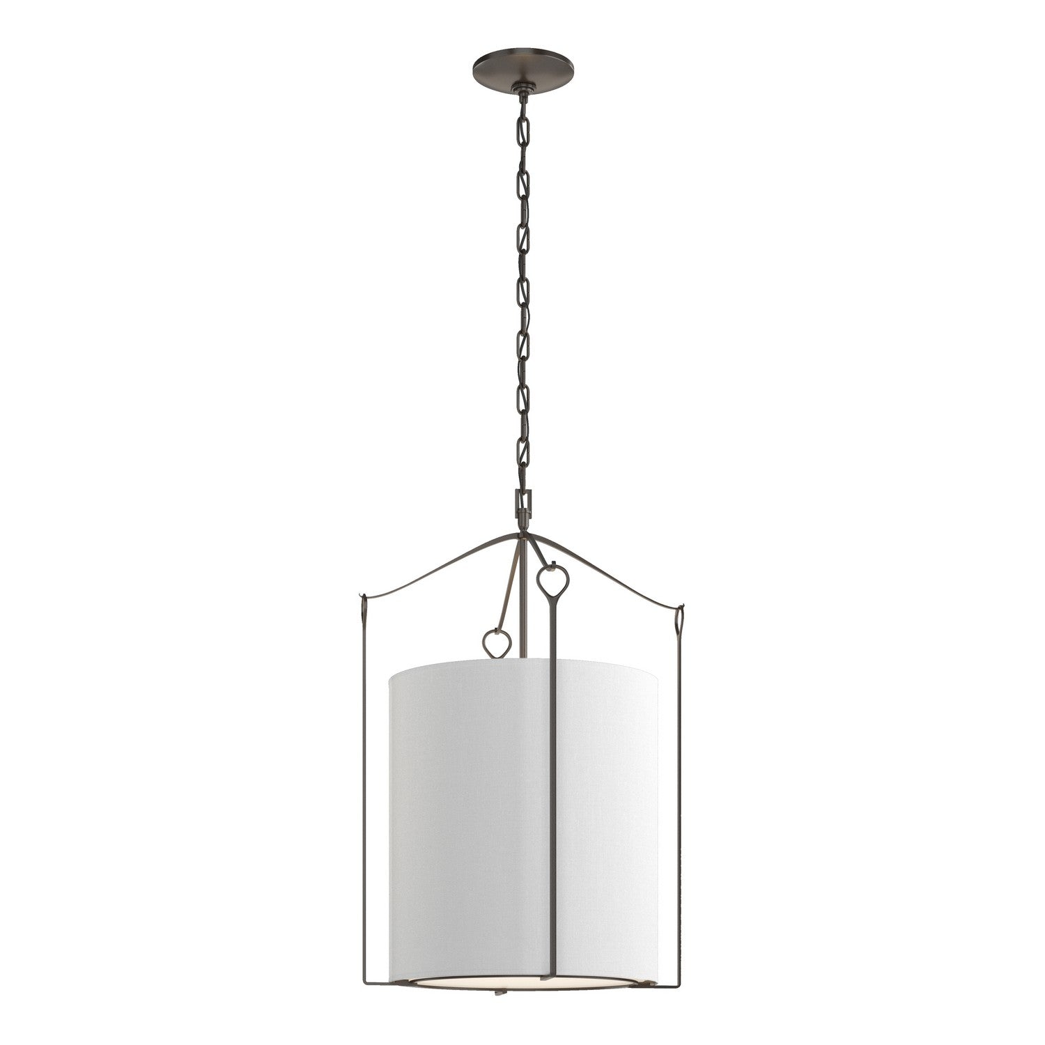 Hubbardton Forge - 104260-SKT-14-SF1509 - Three Light Pendant - Bow - Oil Rubbed Bronze