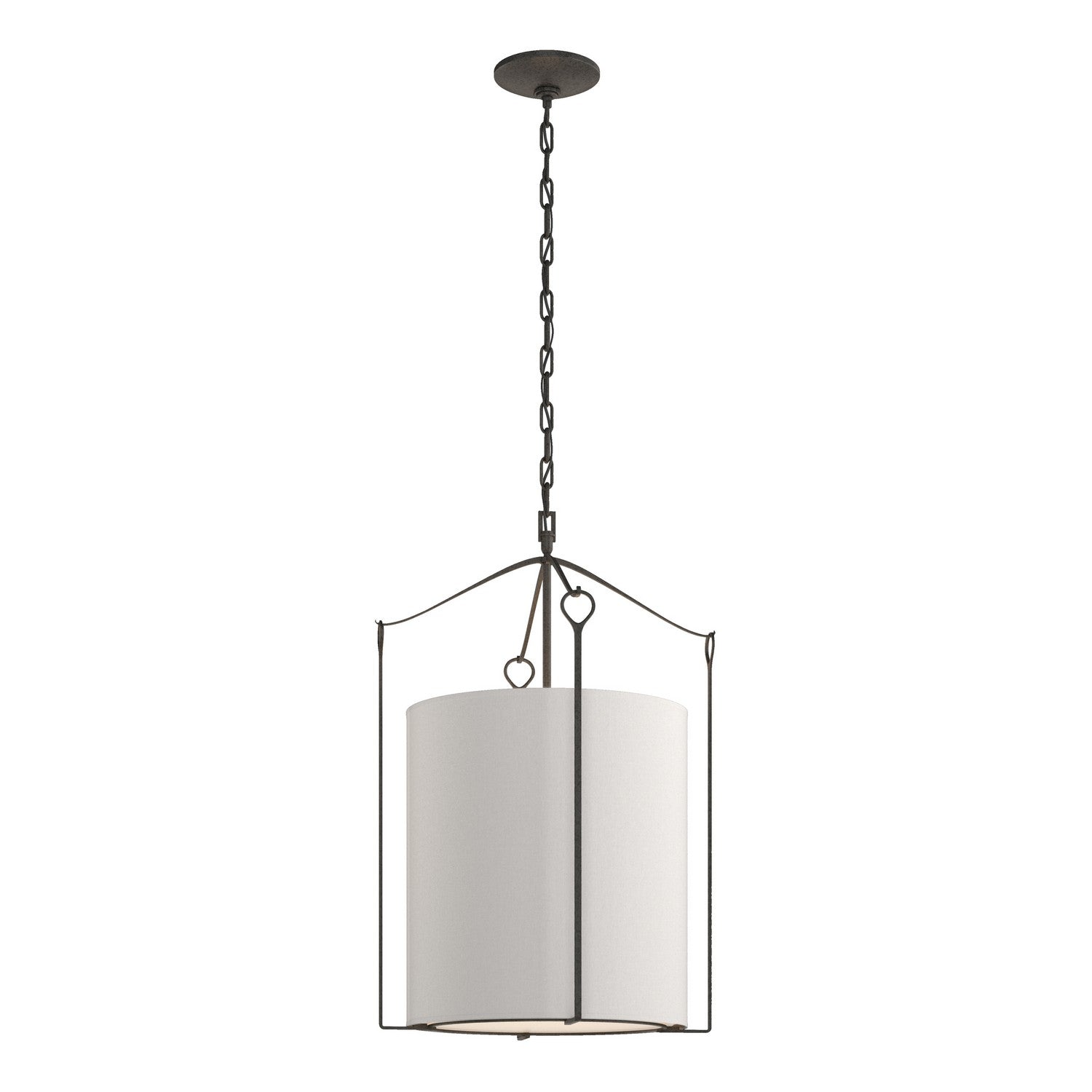 Hubbardton Forge - 104260-SKT-20-SE1509 - Bow Tall Pendant - Bow - Natural Iron