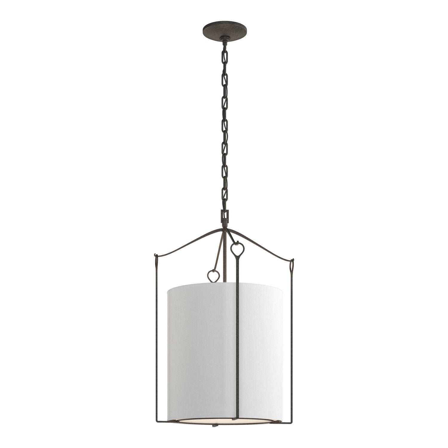 Hubbardton Forge - 104260-SKT-20-SF1509 - Bow Tall Pendant - Bow - Natural Iron