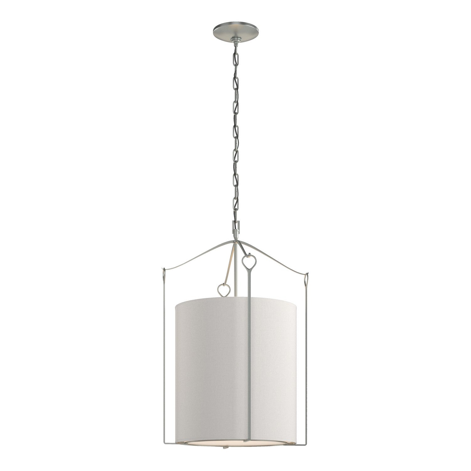 Hubbardton Forge - 104260-SKT-82-SE1509 - Bow Tall Pendant - Bow - Vintage Platinum