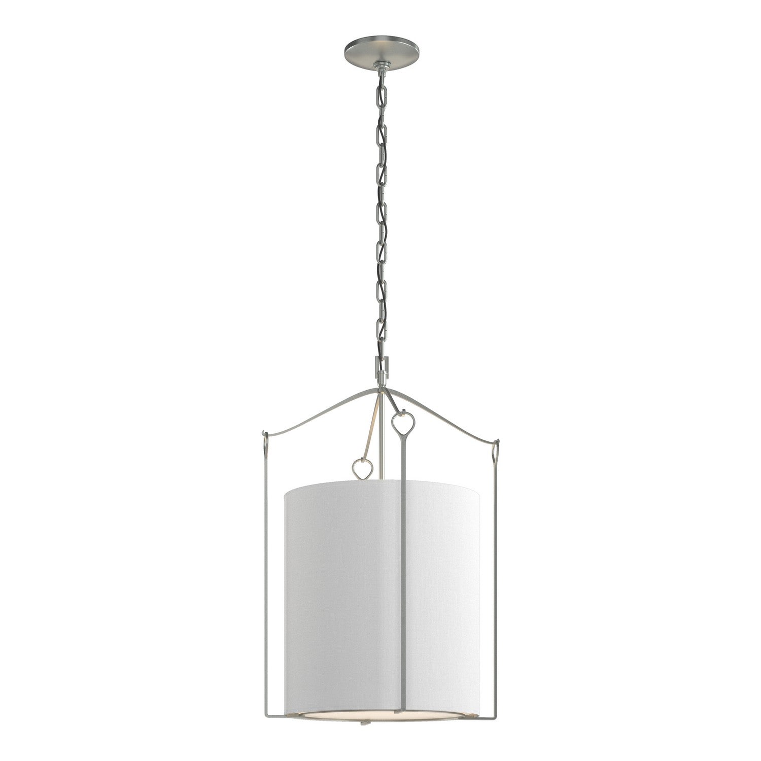 Hubbardton Forge - 104260-SKT-82-SF1509 - Bow Tall Pendant - Bow - Vintage Platinum