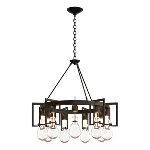 Hubbardton Forge - 104360-SKT-14-ZM0572 - Nine Light Chandelier - Apothecary - Oil Rubbed Bronze