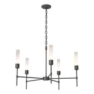 Hubbardton Forge - 105045-SKT-20-FD0611 - Five Light Chandelier - Vela - Natural Iron