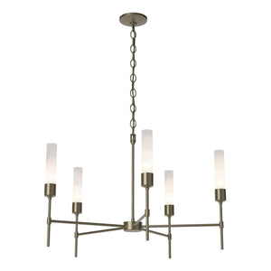 Hubbardton Forge - 105045-SKT-84-FD0611 - Five Light Chandelier - Vela - Soft Gold