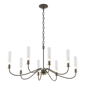 Hubbardton Forge - 105050-SKT-05-BR-ZM0611 - Eight Light Chandelier - Grace - Bronze