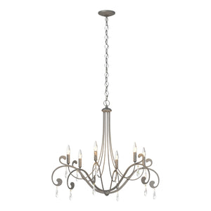 Hubbardton Forge - 105057-SKT-20-CR - Six Light Chandelier - Stella - Natural Iron