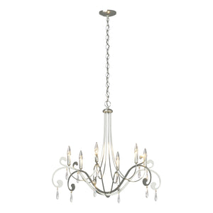 Hubbardton Forge - 105057-SKT-85-CR - Six Light Chandelier - Stella - Sterling